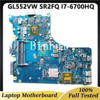 Mainboard For ASUS ZX50V GL552VX GL552VW REV.2.0 Laptop Motherboard With SR2FQ I7-6700HQ GTX960M/GTX950M 100% Full Working Well