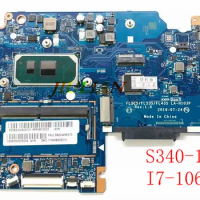 Quality MB For Lenovo Ideapad S340-14IIL Laptop Mainboard LA-H103P W/ I7-1065G7 UMA 4G 5B20W86973 Working And Fully Tested
