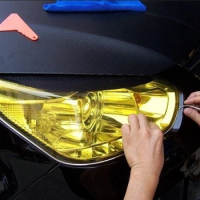 Best Quality 12 Rolls/Lot Headlight Tint Film Taillight Headlamp Smoke Headlight Rear Lamp Tint Car Headlight Film 0.3*9M/Roll
