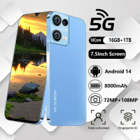 [ HP Baru ] 0PP0 Reno 9 Pro Handphone Promosi 7.5Inch Layar besar Lowest Price 16GB+1024GB 72MP+108M