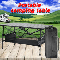 Picnic table folding camping hiking portable equipment supplies collapsible lightweight nature hike outdoor furniture