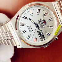 Japanese mechanical watch fully automatic mechanical watch silver