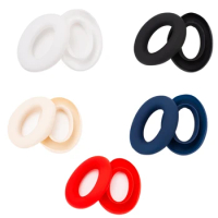 E56B Ear Pads Sponge Cushion Replacement Silicone Cushion Earmuffs for WH-1000XM3/1000XM4 Gaming Headphone (1Pair)
