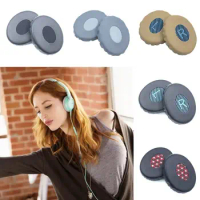 1Pair Protein Leather Earmuffs Foam Pad Earbuds Cover Headphones Accessories Ear Cushion Ear Pads for BOSE OE2 OE2I