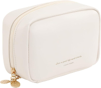 RIGHT AWAY Small Makeup Bag Cute Cosmetic Bag Multifunctional Storage Bag  Travel Makeup Bag Leather