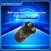 80V 22000uF 50x80mm Electrolytic Screw Capacitor Amp Power Supply 105℃ 80V 22000UF