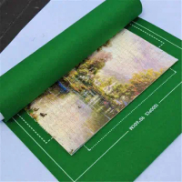 Jigsaw Puzzle Roll Mat Puzzle Storage Puzzle Saver, Environmental Friendly Material, Store Jigsaw Puzzles Up to 1500 Pieces