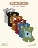 Set Forest - Setelan Baju Anak 2-8 Tahun Pineapple Kids