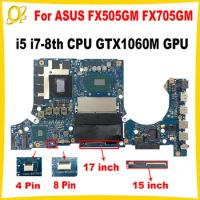 FX505GM Mainboard for ASUS FX505G FX705GM FX505GD FX705GE laptop motherboard 15/17 inchs i5 i7-8th CPU GTX1060M GPU DDR4 tested