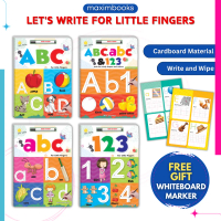 Activity Book Let's Write For Little Fingers (Write And Wipe) Alphabets | Numbers | Writing Practice