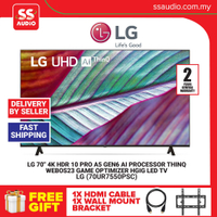 Brand new [NEW STOCK] LG 70" inch UR75 Series 4K Smart UHD TV with AI ThinQ ®   (2023) 70UR7550PSC 7