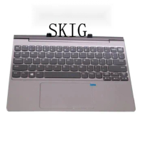 2-in-1 Tablet Laptop PC Docking Keyboard For Lenovo For Ideapad D330 D330-10IGM D330-10IGL English US 5D20R49367 Grey New