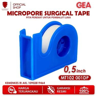 Plaster Kertas Non Woven Plester Infus Paper 0,5" Tape Micropore Medis