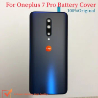 Glass back cover One Plus 7 pro battery Rear Housing For OnePlus 7 Door Replacement Case