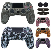 Soft Silicone Cover For PS4 Controller Skin Video Games Accessories Gamepad Joystick Cases For PS4 Slim Pro Controller Cover