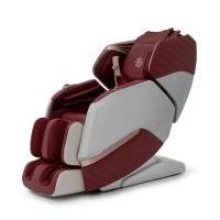 【TAKASHIMA高島】雙力士AI智能椅A-8210 (按摩椅/五年皮保)#石榴紅-石榴紅
