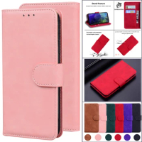 for Xiaomi Redmi Note 7 7S Case for Xiaomi Redmi 7A 7 Redmi 6A 6 Etui Magnetic Feel Solid Skin Color Wallet Leather Card Cover