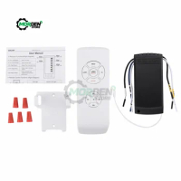 Universal Ceiling Fan Lamp Remote Control SwKit AC 110-240V Timing Control Switch Wind Speed Transmitter Receiver Power Supply