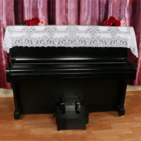 Dustproof Lace Piano Covers Decorate Thickened Piano Cover Cloth No Shrinkage Jacquard Decoration Digital Products