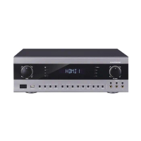 400W professional power amplifier Video DJ mixer digital karaoke audio speaker