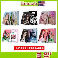 (BUY 3 FREE 1) IVE ELEVEN 55pcs Lomo Card EMPATHY CRUSH SWITCH Either Way Wonyoung Wave Prom Queen D