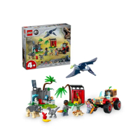 【LEGO 樂高】侏羅紀世界系列 76963 恐龍寶寶的救援中心(Baby Dinosaur Rescue Center 侏儸紀世界)