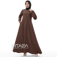 Jasmine Dress Gamis Polos Longdress Barbara Silk