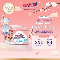 (Triple Pack) GOON Plus Baby Premium Diapers XXL28 Popok Bayi Pants / Celana