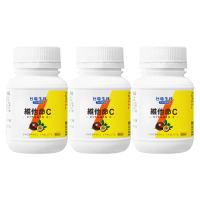 【台鹽生技】維他命C咀嚼錠-百香果口味(60錠x3罐)