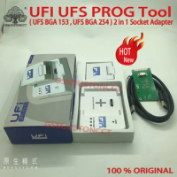NEW 2023 Original UFS-Prog /UFS ToolBox + 2in1 Socket Adapter ( UFS BGA 153,254 ) for UFI Box Works