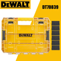 DEWALT DT70839 Large Case And 6 Dividers TSTAK System Multifunctional Stackable Detachable Partition Part Hard Tool Box