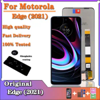6.8" Original For Motorola Moto Edge (2021) LCD Display touch panel Digitizer Assembly Replacement For Moto edge 2021 Screen