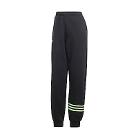 Adidas NEUCL Swtpant IU2501 女 長褲 休閒 三葉草 太空棉 舒適 穿搭 雙側口袋 黑綠