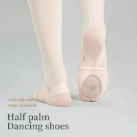 Rhythmic Gymnastic Shoes Elastic Half Shoes Ballet Shoes Ballet Flat Slippers Dance Shoe Microfiber Girls Kids Women Belly Shoes
