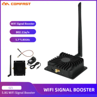 2.4GHz/ 5GHz 5W WiFi Amplifier 5000mW Power wifi Signal Booster Range Extender Booster 15dBi Wireless Antenna 802.11b/g/n 4W
