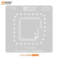 For OnePlus9 Pro 5G Middle Layer BGA Stencil 1+9PRO Mid Frame Reball Solder Board Tin Plant Net Weld Heat Steel Mesh Amaoe