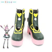 Ootori Emu Cosplay Shoes Game PJSK Cosplay Props Halloween Carnival Boots PU Leather Shoes Custom Made