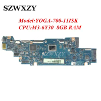 Refurbished 5B20K57020 For Lenovo YOGA-700-11ISK Laptop Motherboard With M3-6Y30 CPU 8GB RAM LA-D131P Full Tested