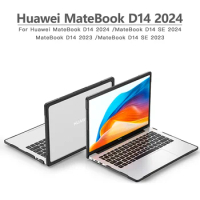Case For Huawei MateBook D14 SE 2024 2023 Notebook Laptop Case Stand Holder Anti-fall Anti-scratch Shockproof Protective Cover