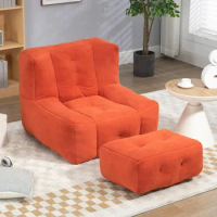 Fluffy Bean Bag Chair,Comfy Bean Bag Chairs, Super Soft Lazy Sofa Chair with Memory Foam,Modern Bean Bag Chair for Living Room,
