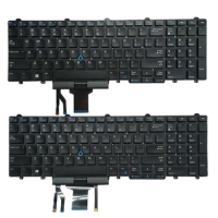US/French laptop keyboard For DELL Latitude E5550 E5570 E5580 E5590 E5591 P53F Precision M3510 3520 7510 7710 7720 7520