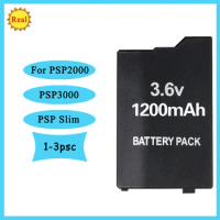 1-3pcs 3.6V 1200mah Lithium Rechargeable Battery for Sony PSP2000 PSP3000 PSP 2000 3000 PSP-S110 PlayStation Portable Gamepad