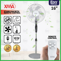 【NEW】XMA FS-40-813R REMOTE CONTROL STAND FAN 16\ KIPAS BERDIRI 5 BLADE  similar midea KHIND Pens@nic