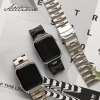 【ALL TIME 完全計時】個性款鏤空鈦錶帶 Apple watch 38/40/41/42/44/45通用錶帶