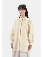 Buttonscarves Cassey Monogram Shirt - Ivory