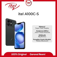 Hp Itel A100C-S Ram 3GB Internal 64GB Garansi Resmi Black
