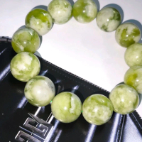 [C44] Vòng tay nam nữ đá tự nhiên thiên nhiên tụ nham 17mm thời trang trẻ phù hợp mọi độ tuổi