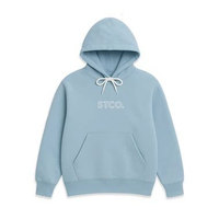 STUCCO - Loop - Sweater Hoodie Boxy Oversize Unisex | BLUE Blue XL