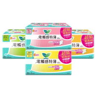 【Laurier 蕾妮亞】零觸感特薄衛生棉 20.5cm/22.5cm/22.5cm倍護/25cm/30cm/35cm/40cm(共8包)