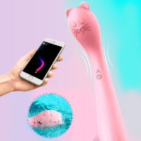 Smart Cute Vibrators for Women Clitoris Stimulator Vaginal Anal Plug Nipples Massager Bluetooth Sex Toys 18 Female Masturbator